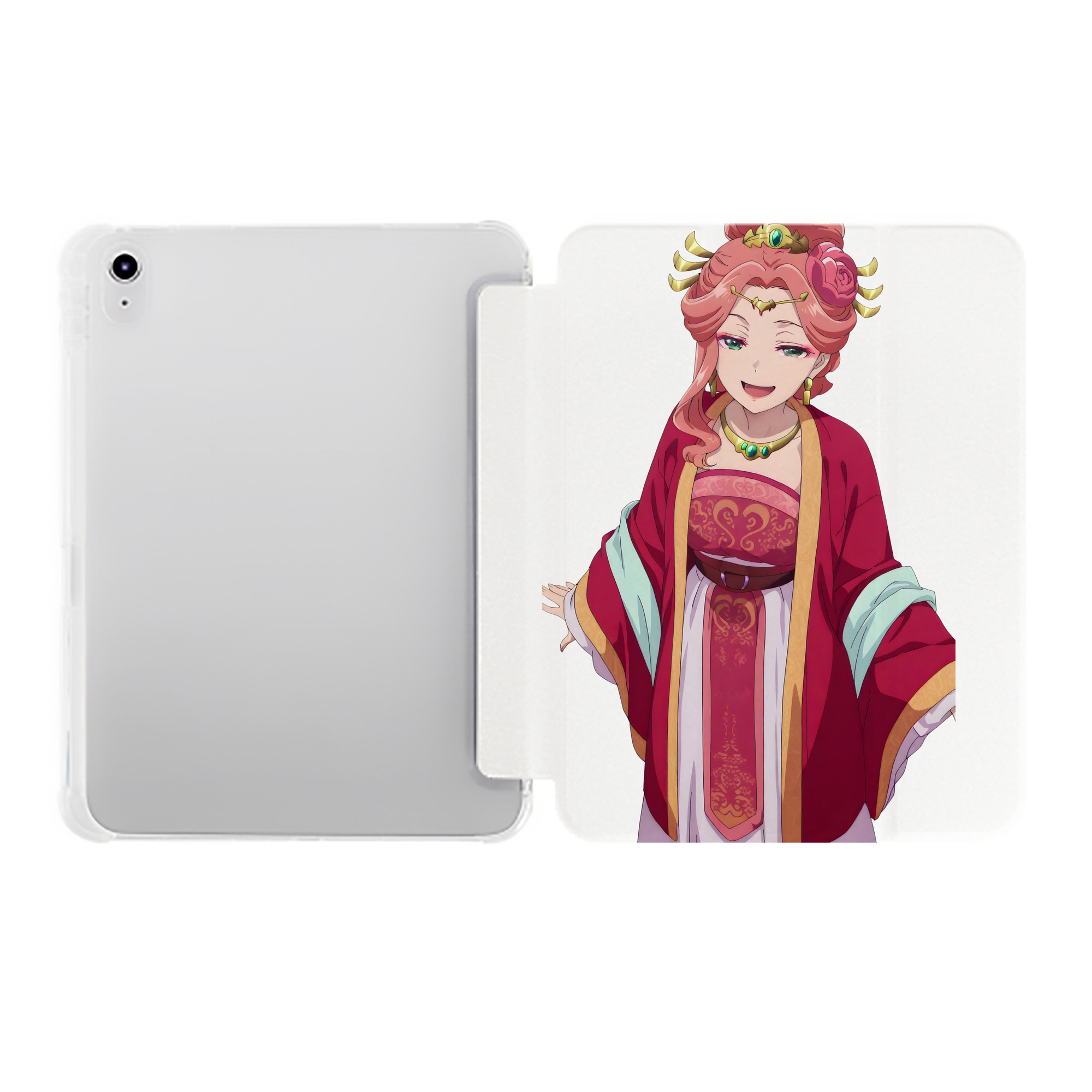 （画像用） 薬屋のひとりごと The Apothecary Diaries IPad ケース ペン収納付き 三つ折りスタンド PUレザー×シリコン 対応機種9.5/10.5/10.9インチ